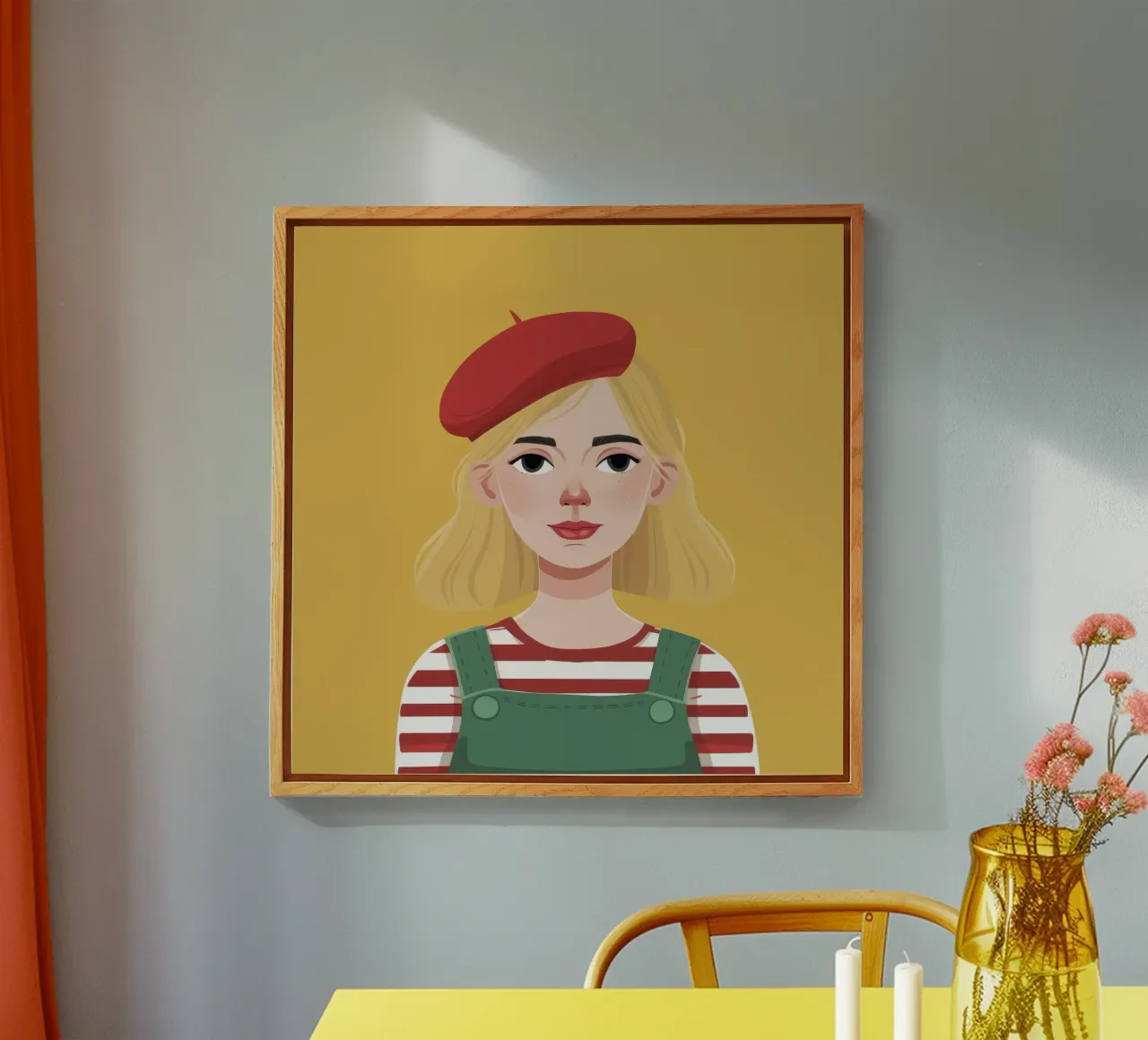 Retro-Chic-Laune Acryl-Glas von Ivory Frame