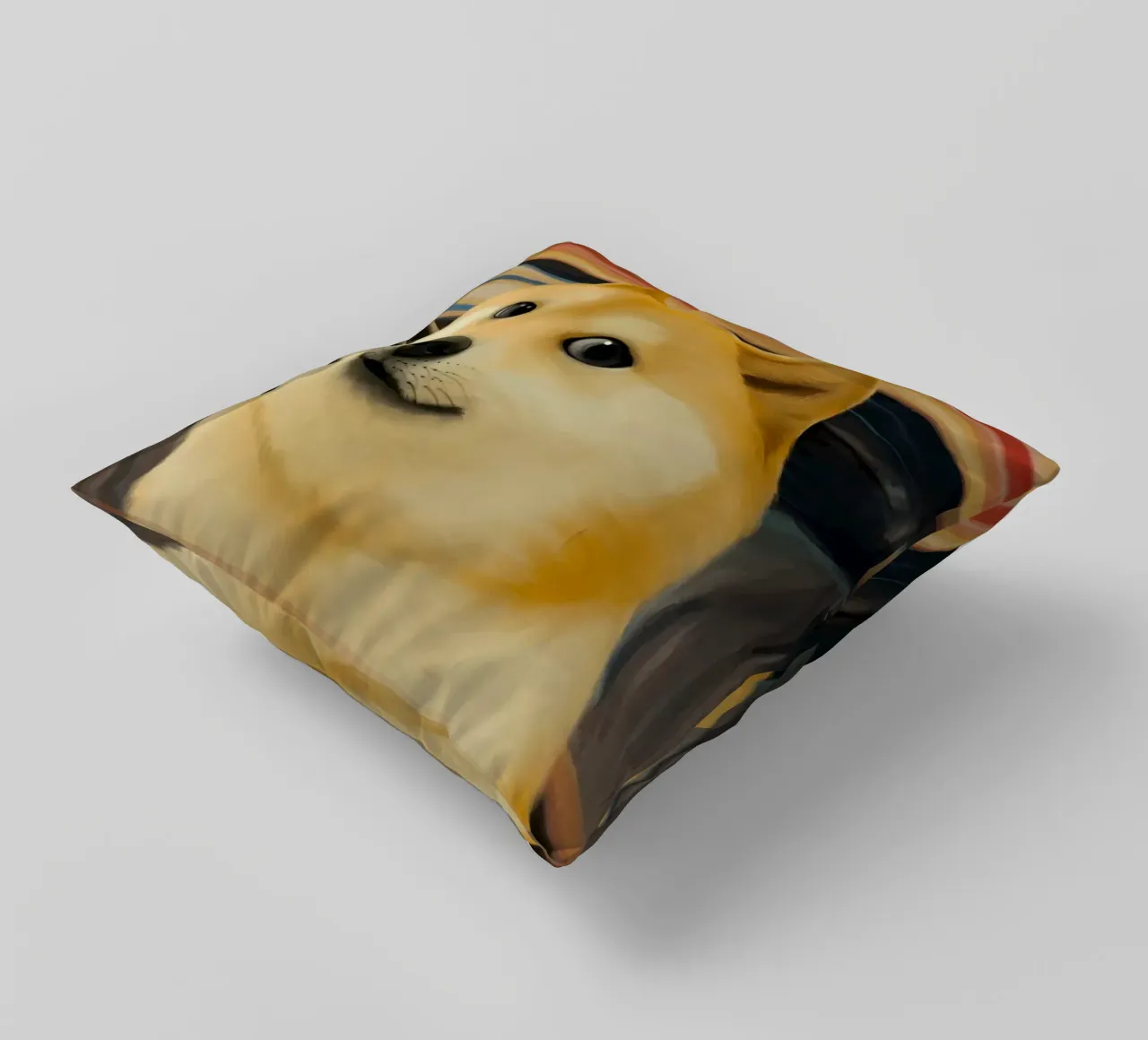cane internet meme carino anima cuscino da James Isaac Jackson
