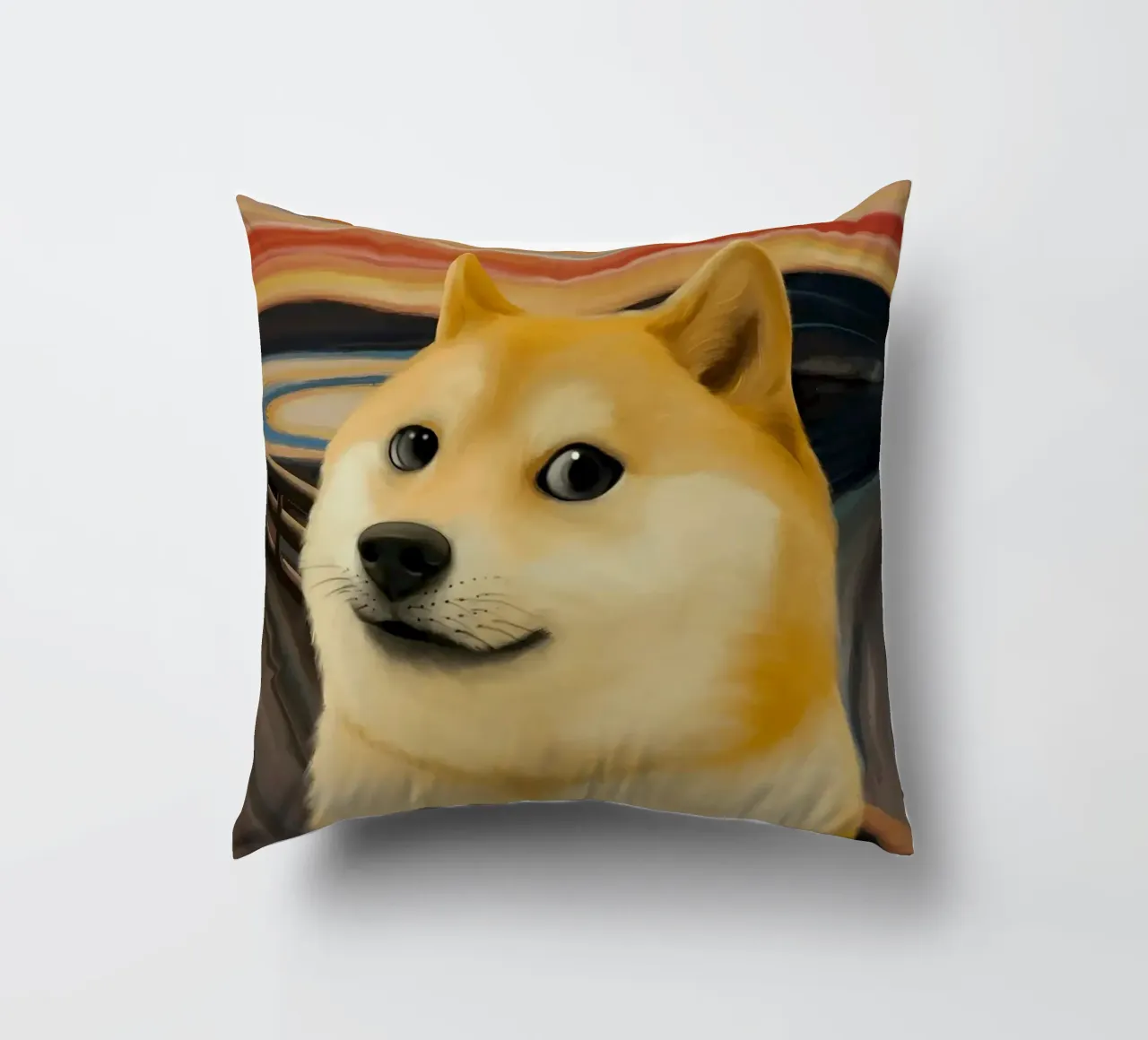 cane internet meme carino anima cuscino da James Isaac Jackson