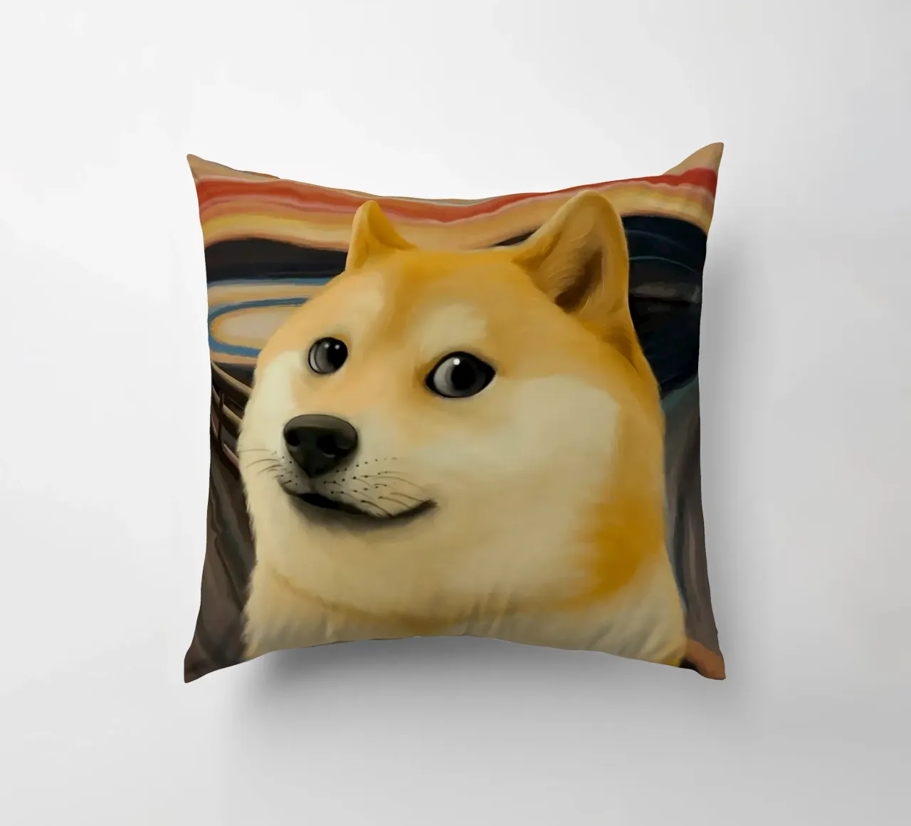 cane internet meme carino anima cuscino da James Isaac Jackson