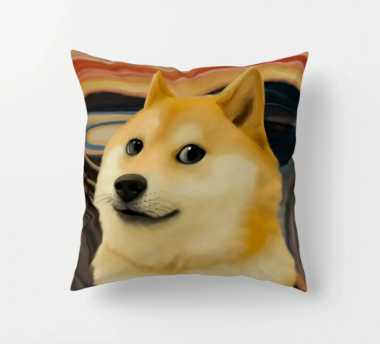 cane internet meme carino anima cuscino da James Isaac Jackson