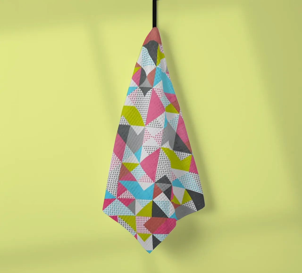 Apartment 02 tea towel by Three Of The Possessed