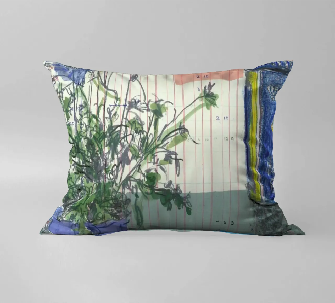 Scabious, Bird And Tin cuscino da Stars Above Us