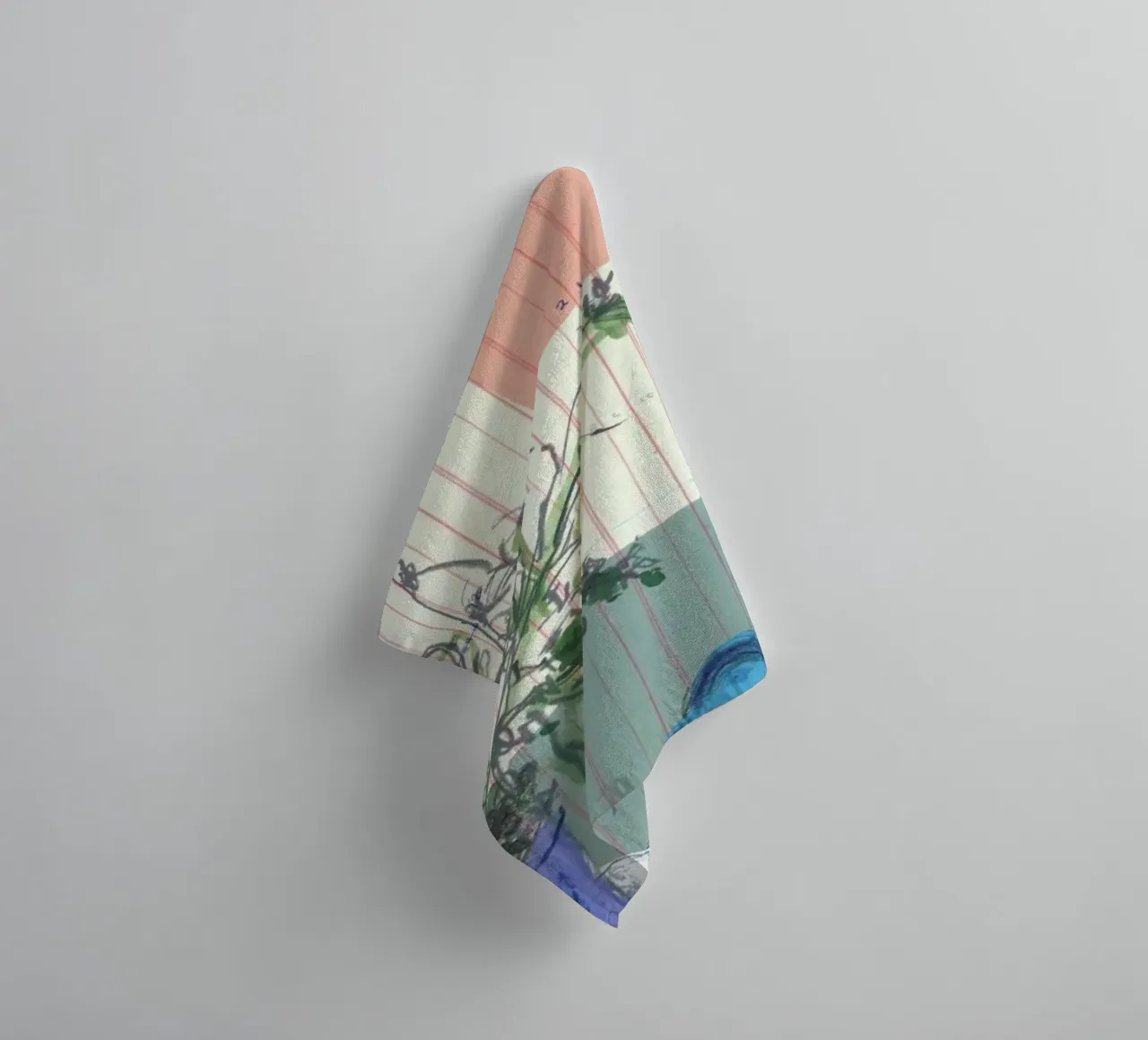 Scabious, Bird And Tin asciugamano da bagno da Stars Above Us