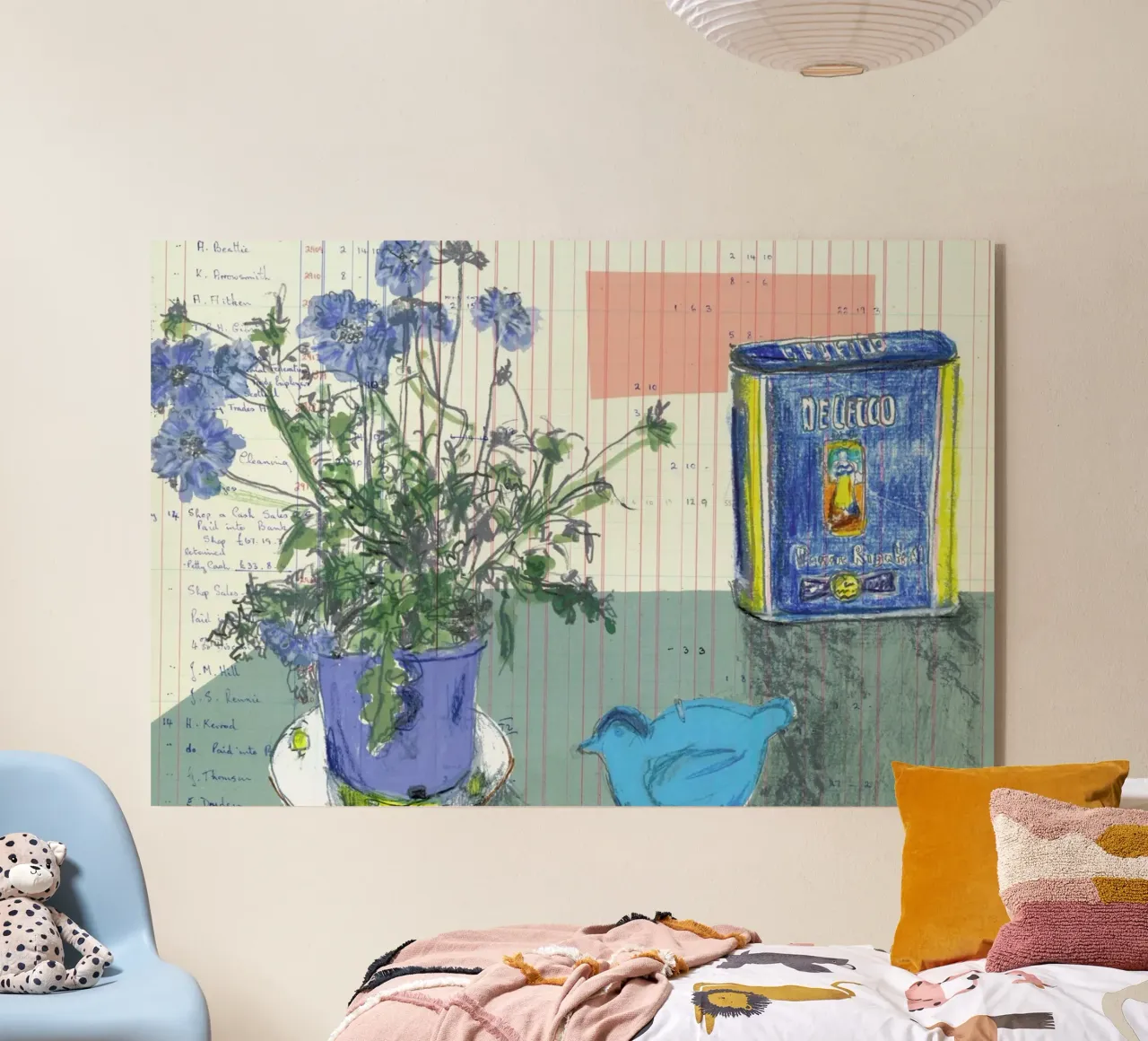 Scabious, Bird And Tin plexiglass da Stars Above Us