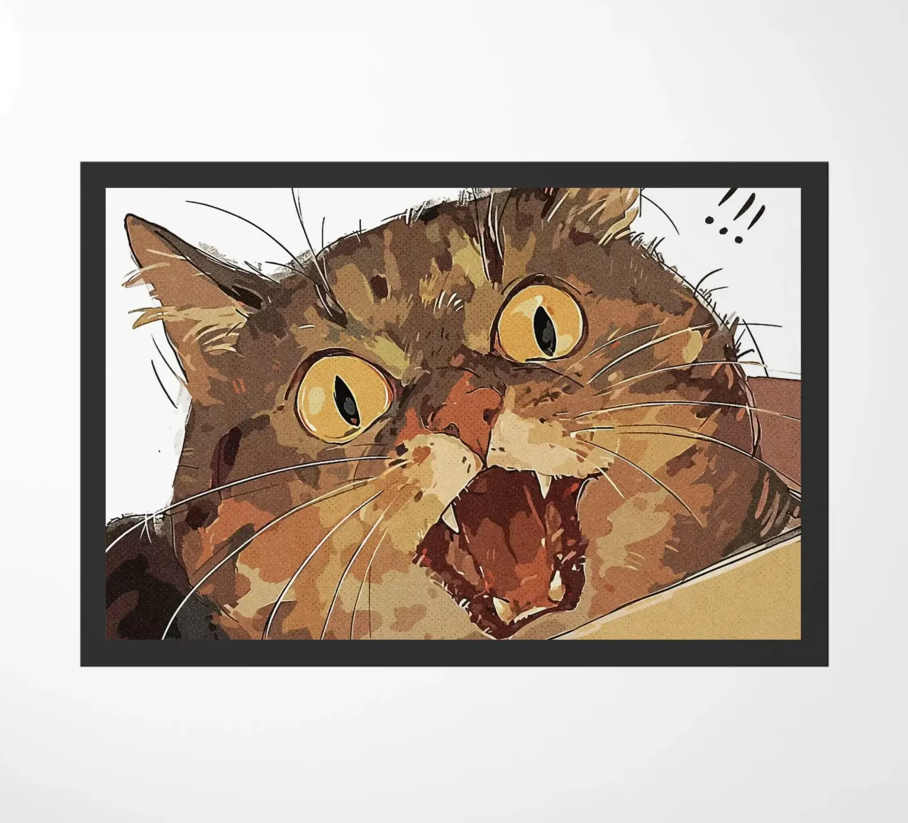 Gatto scioccato zerbino da James Isaac Jackson