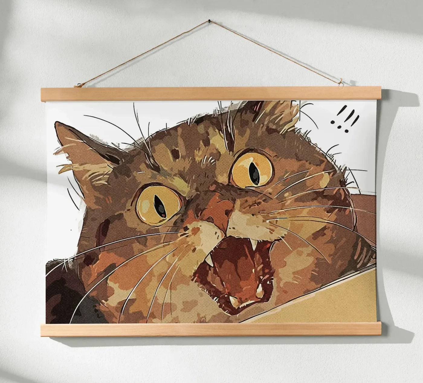Cat Shocked poster de James Isaac Jackson