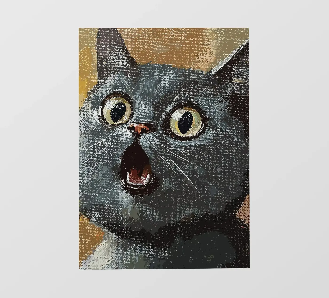 Chat d'expression bâche pvc de James Isaac Jackson