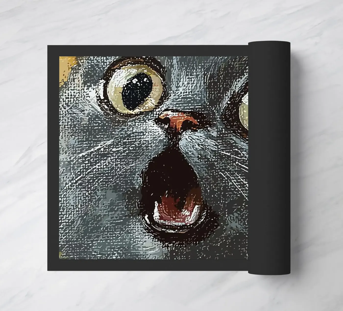 Expression Cat Fußmatte von James Isaac Jackson