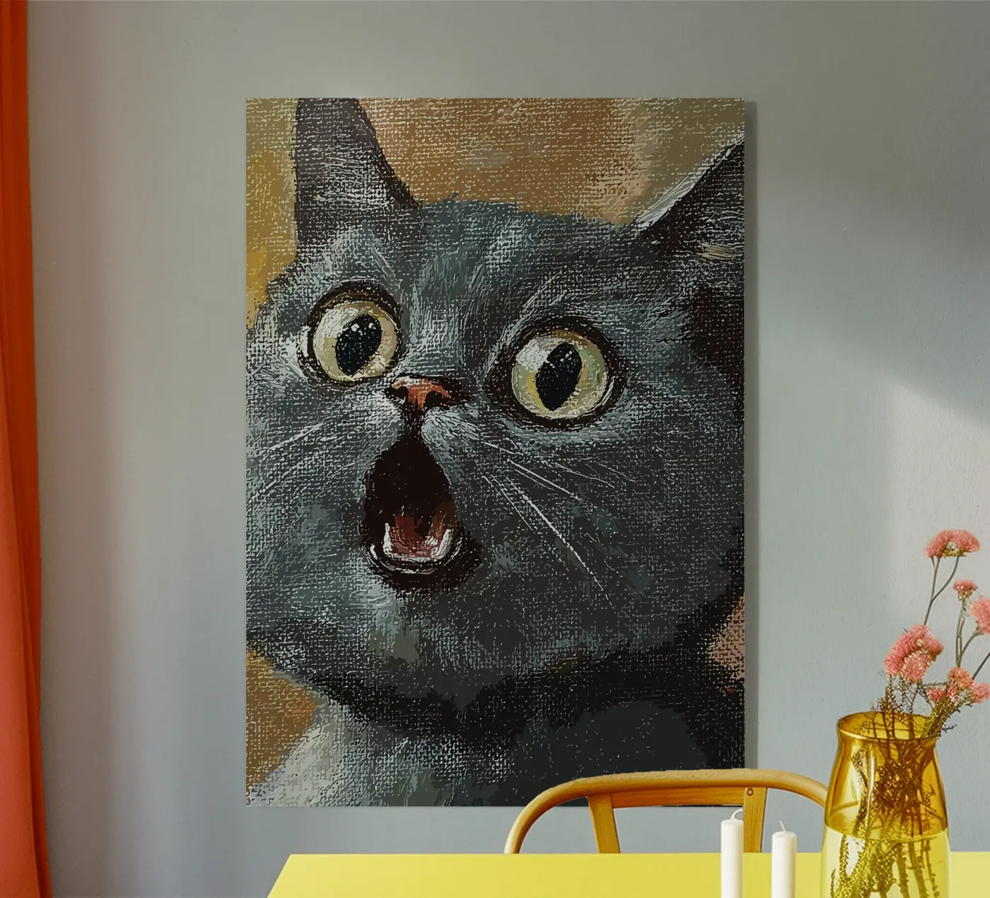 Expression Cat plexiglas de James Isaac Jackson