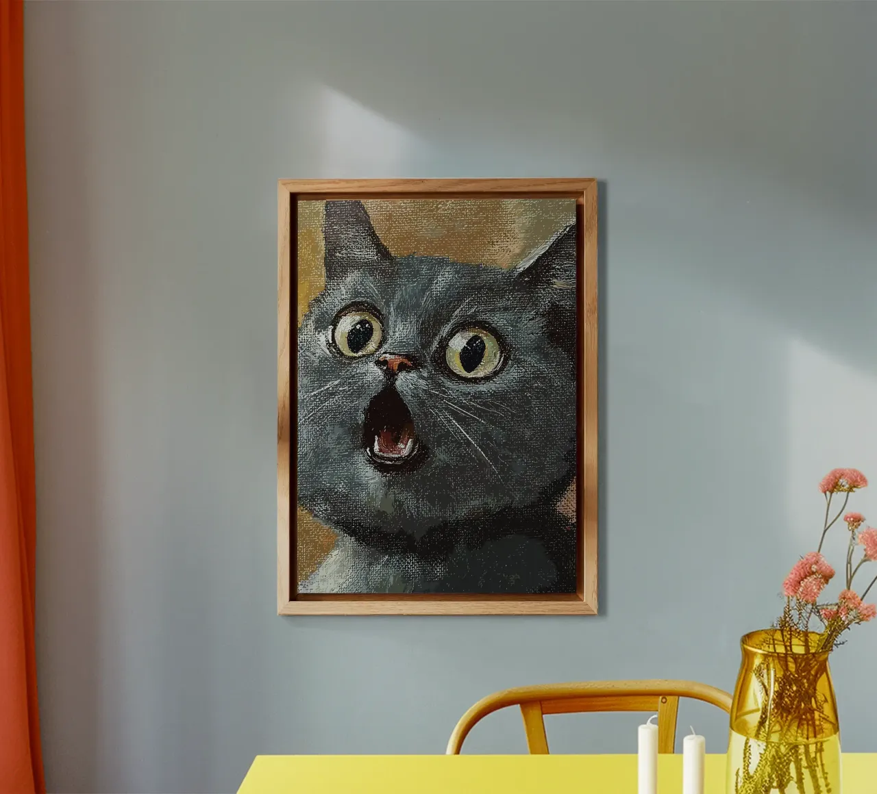 Expression Cat forex plate by James Isaac Jackson