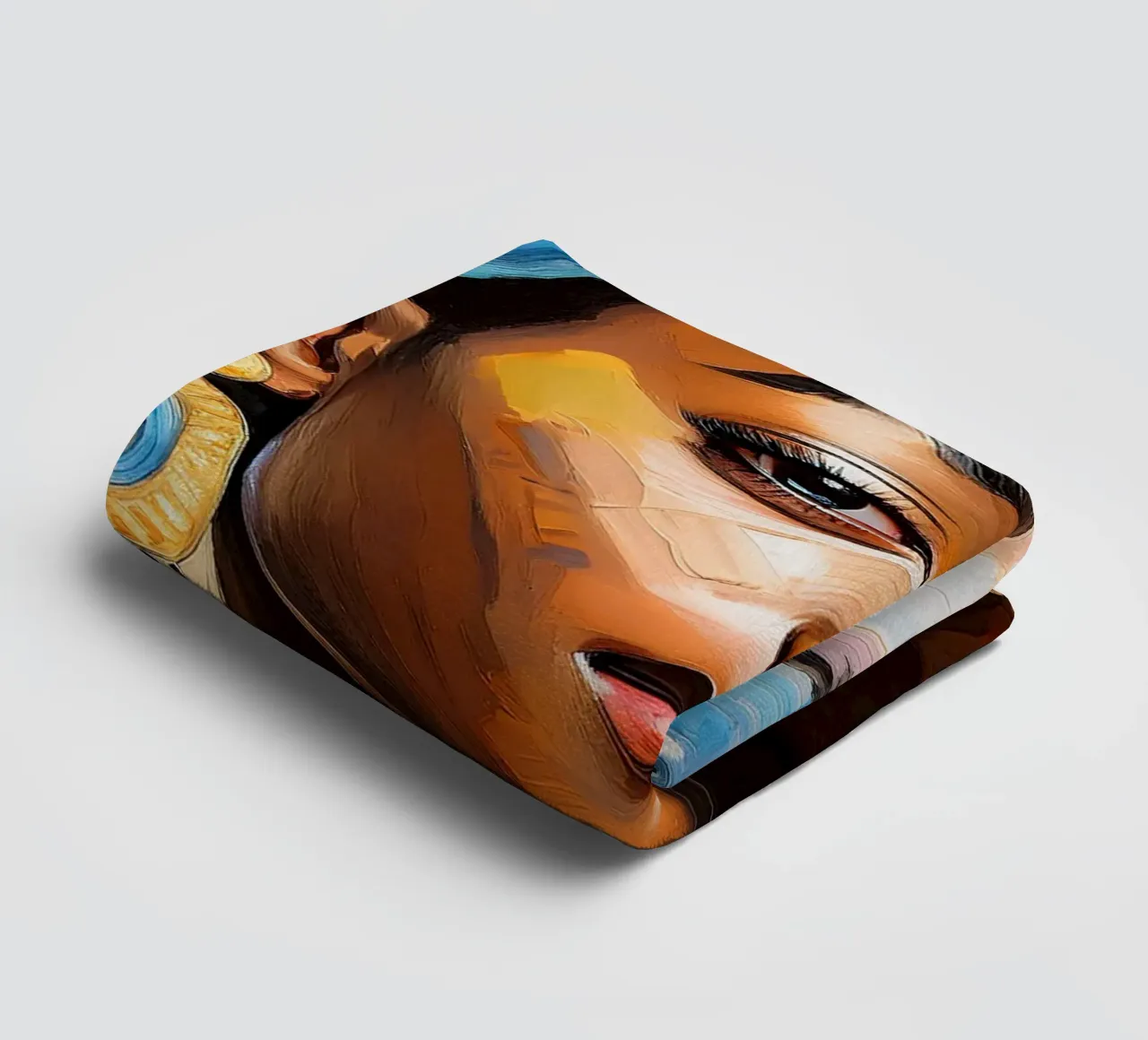 Portrait Femme traditionnelle africaine serviette de bain de Take Your Art BV