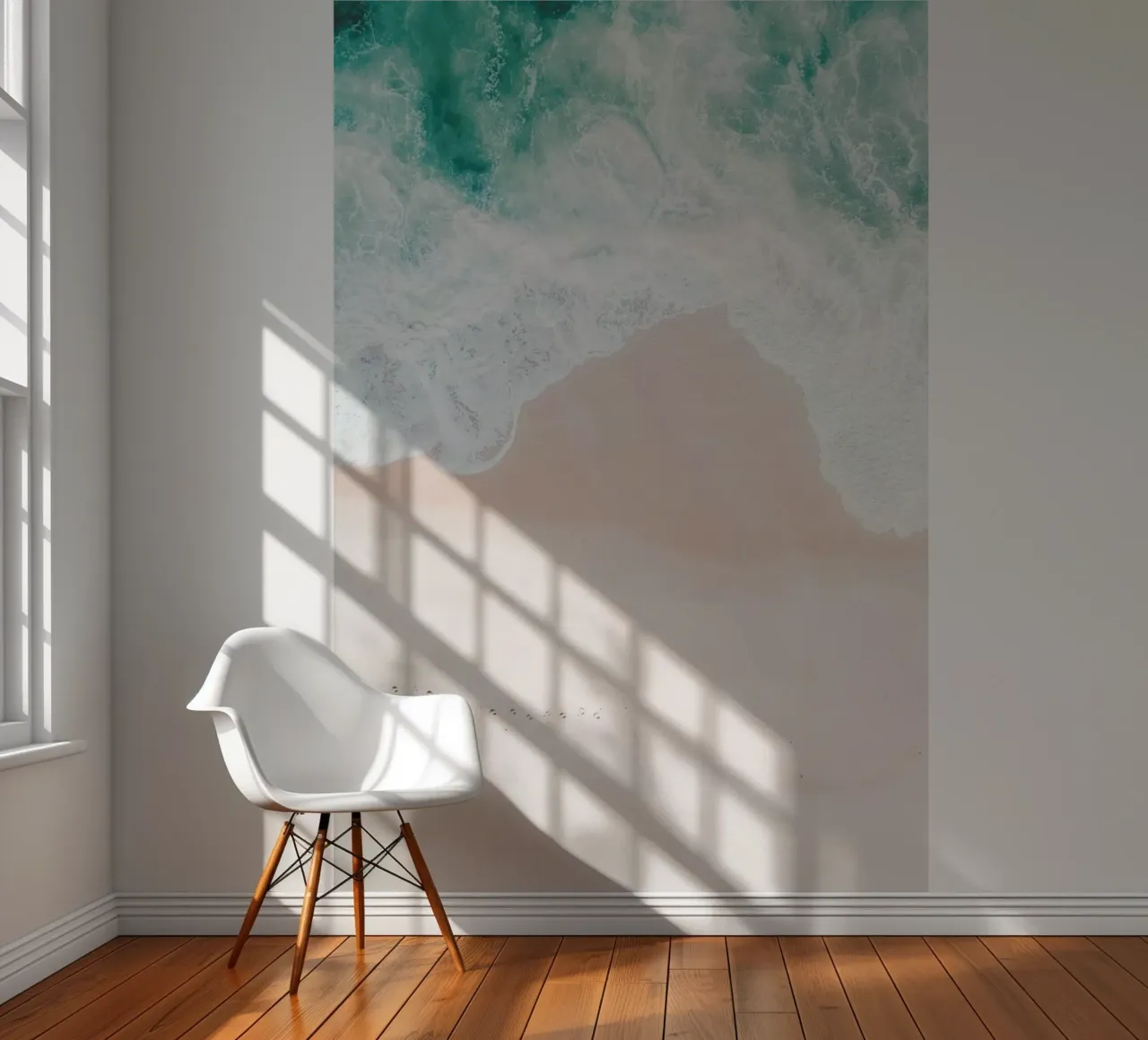 Oceaan Munt fotobehang van Ingrid Beddoes