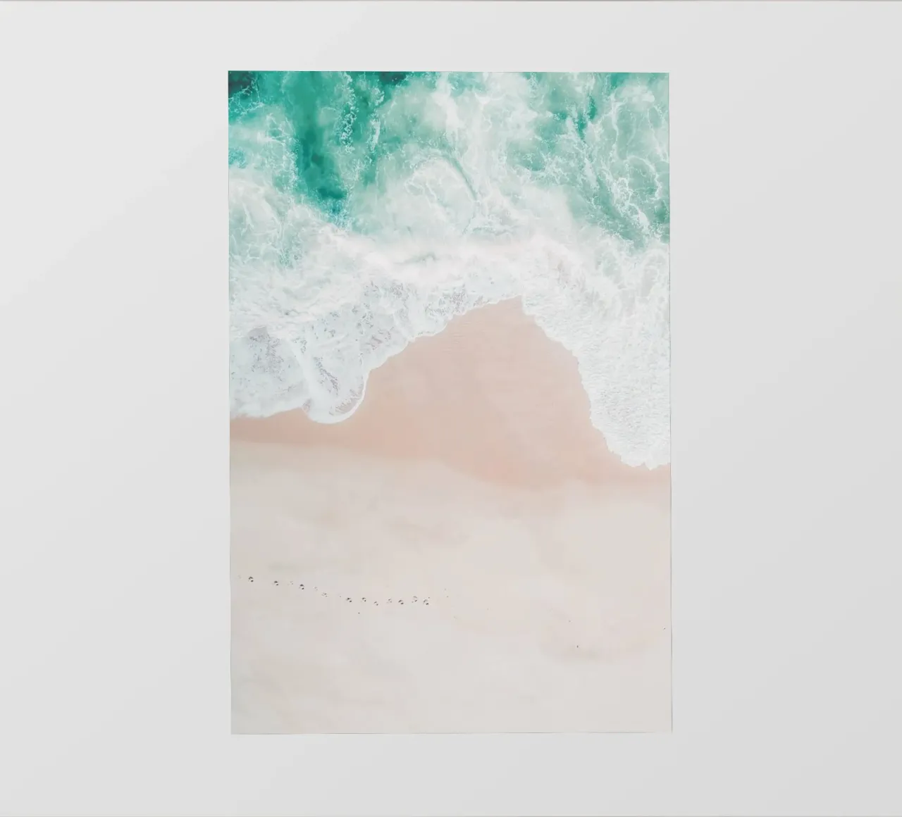 Oceaan Munt fotobehang van Ingrid Beddoes