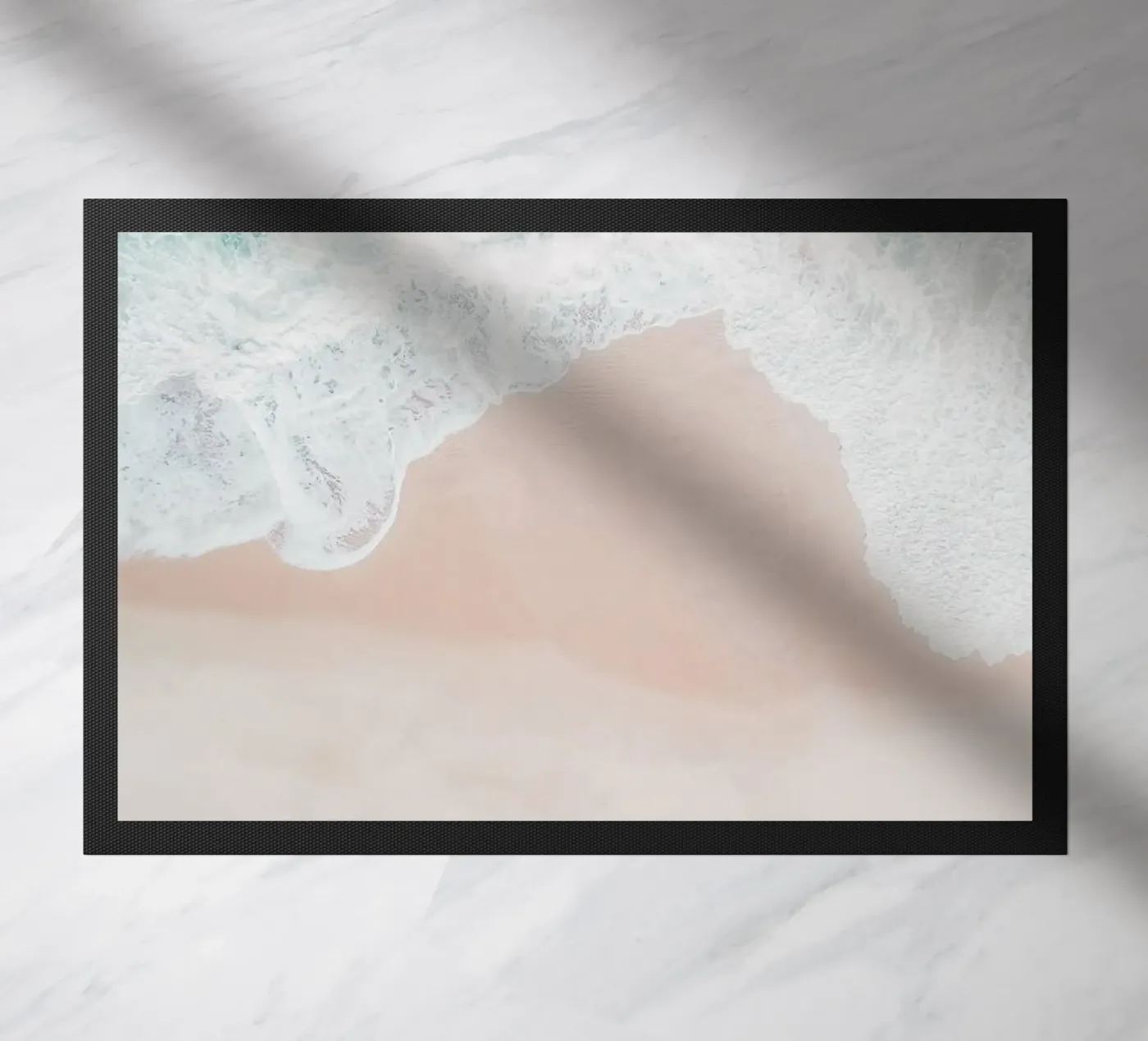 Ocean Mint deurmat van Ingrid Beddoes