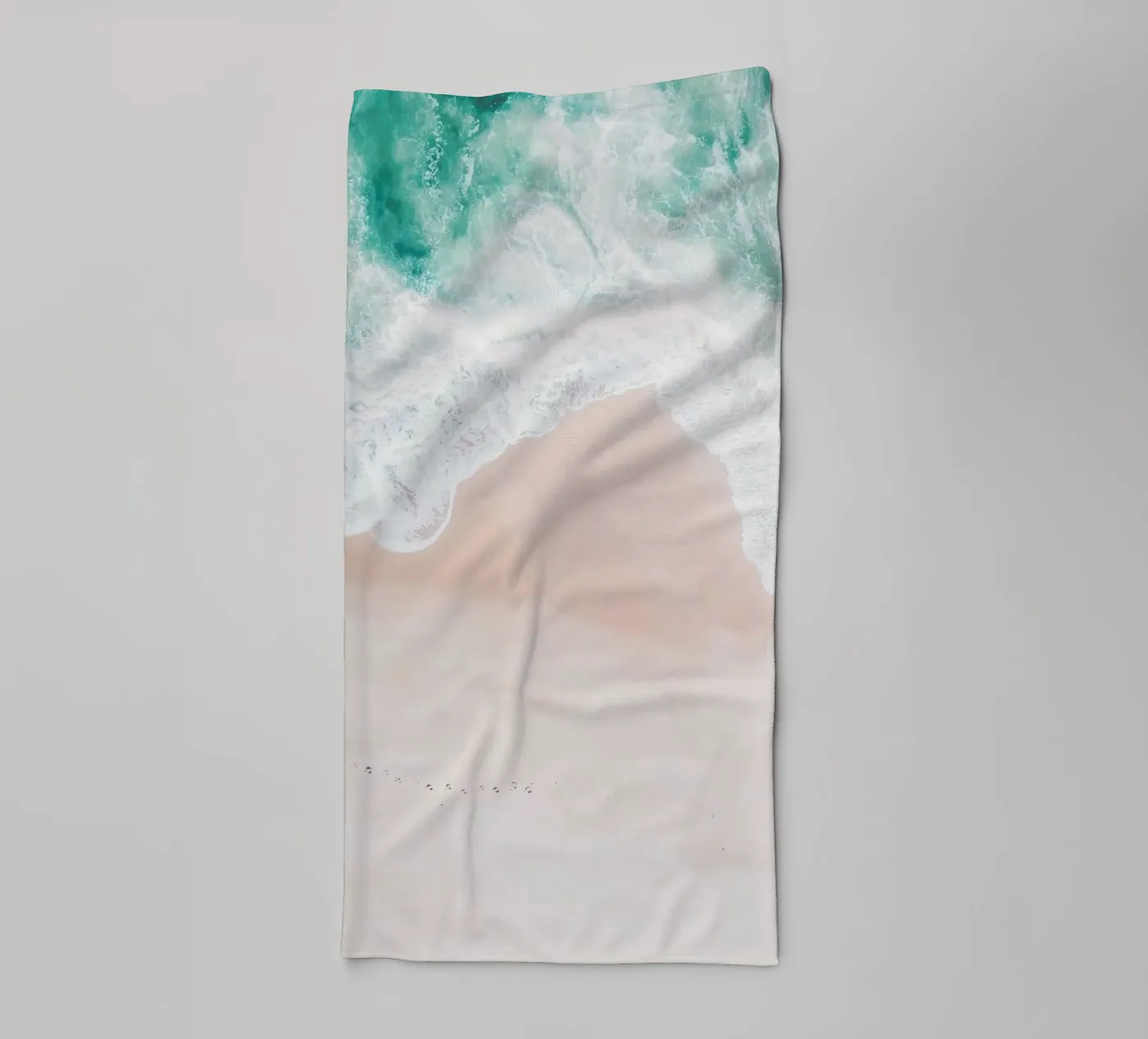 Ocean Mint towel by Ingrid Beddoes