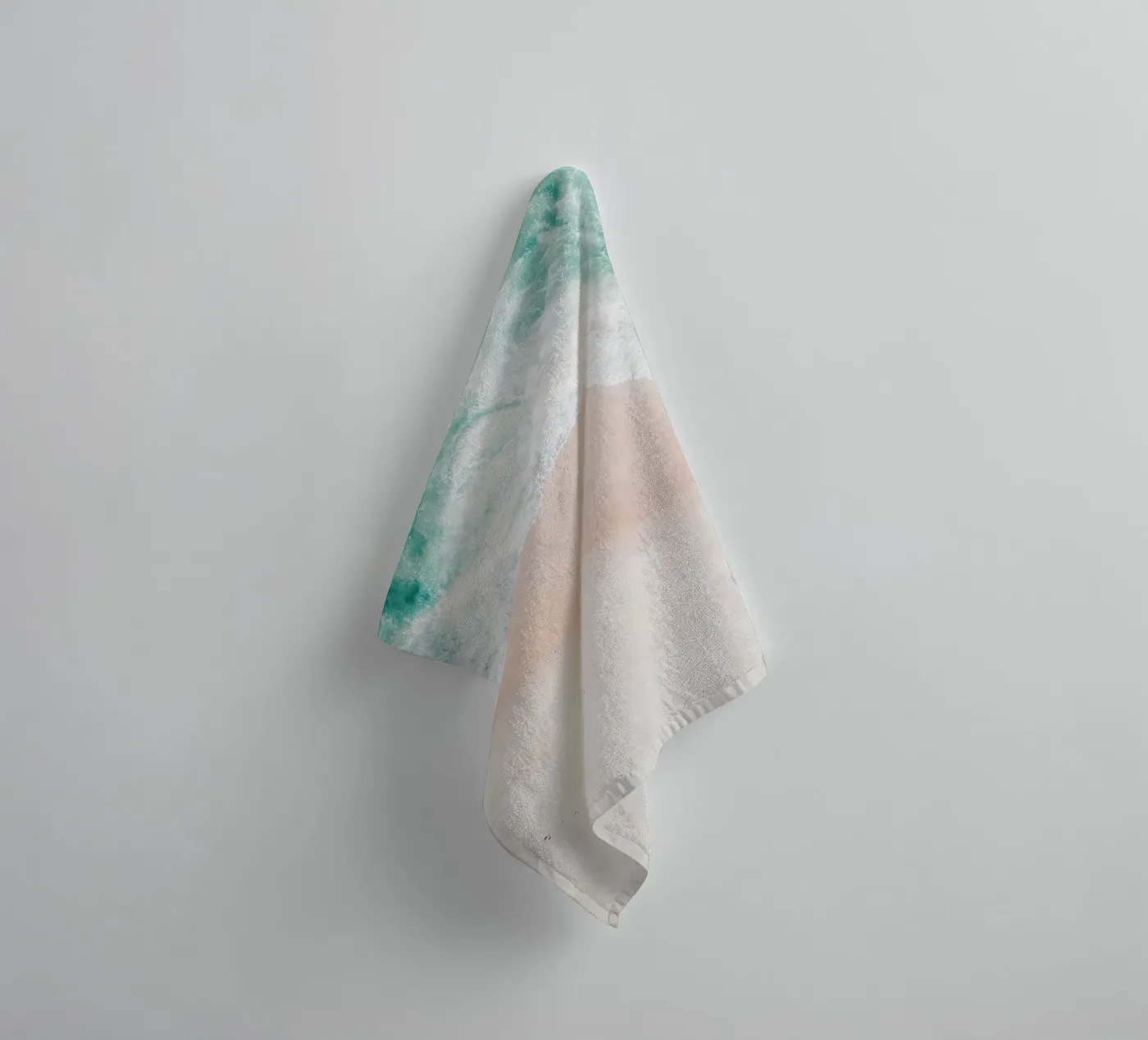 Ocean Mint towel by Ingrid Beddoes