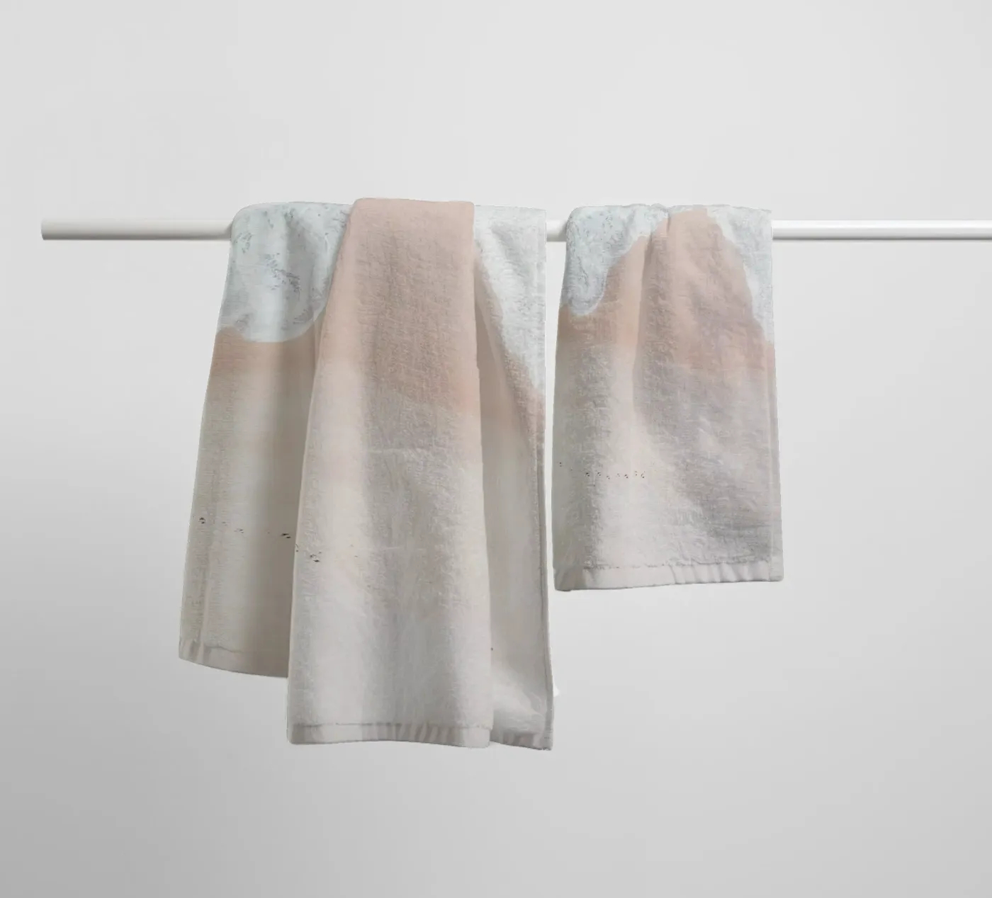 Ocean Mint towel by Ingrid Beddoes