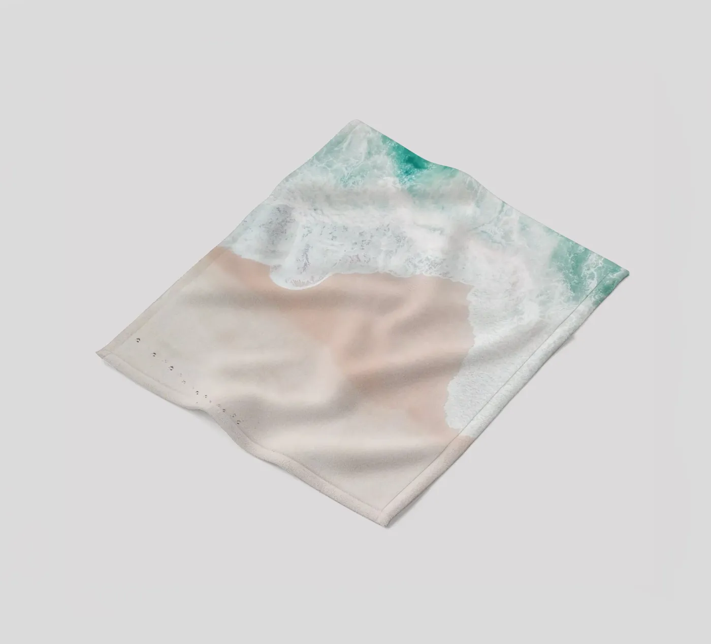 Oceaan Munt fleecedeken van Ingrid Beddoes