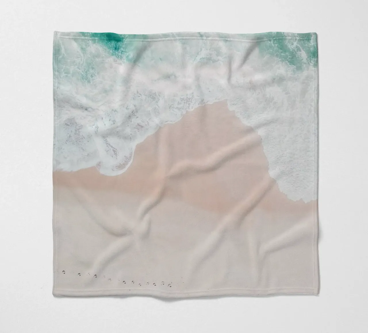 Ocean Mint Fleecedecke von Ingrid Beddoes