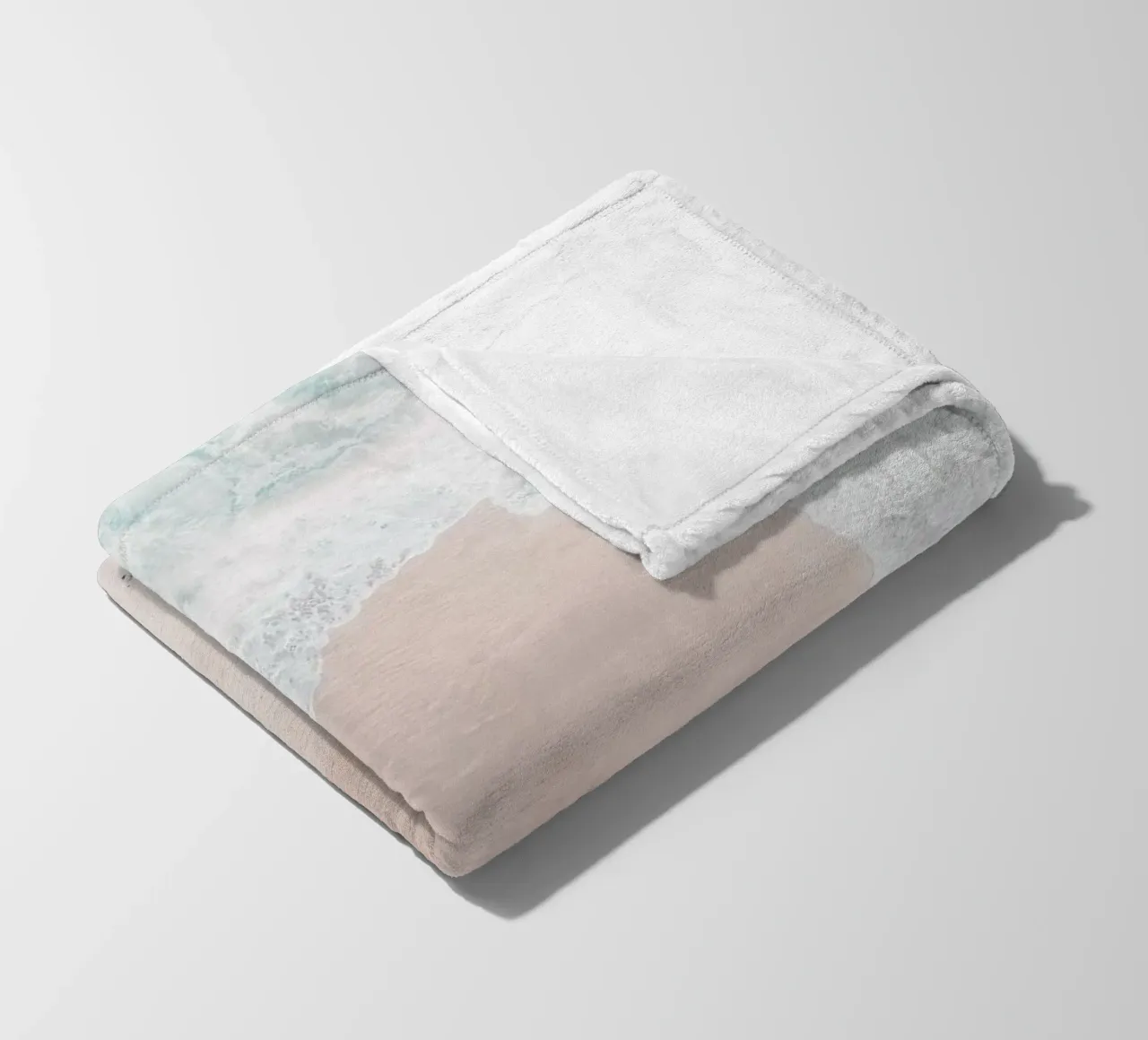 Ocean Mint Fleecedecke von Ingrid Beddoes