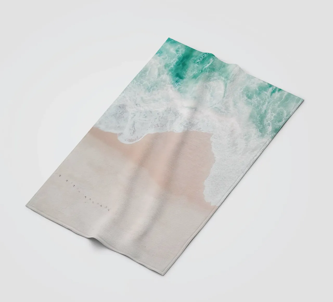 Ocean Mint Fleecedecke von Ingrid Beddoes