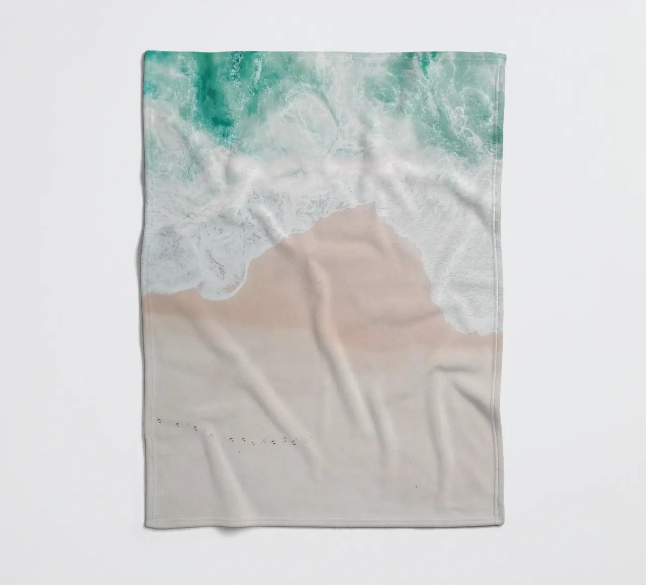 Ocean Mint Fleecedecke von Ingrid Beddoes