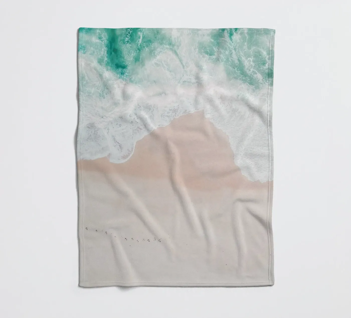 Oceaan Munt fleecedeken van Ingrid Beddoes