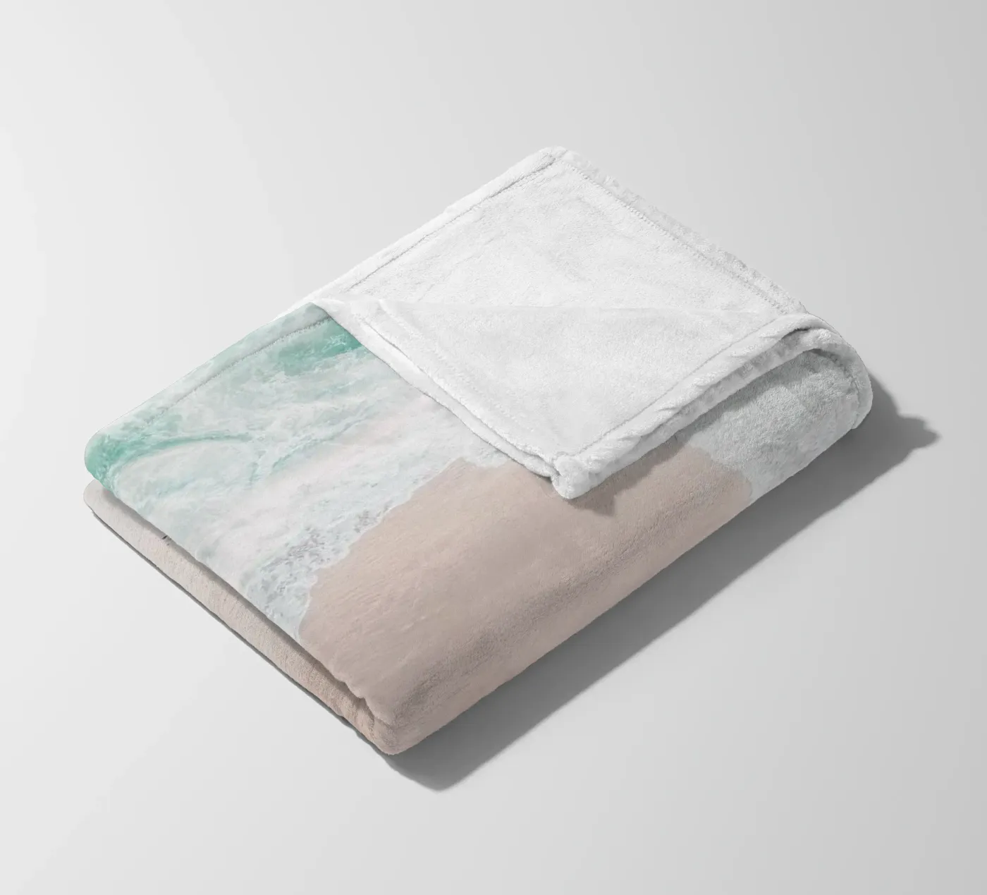 Oceaan Munt fleecedeken van Ingrid Beddoes