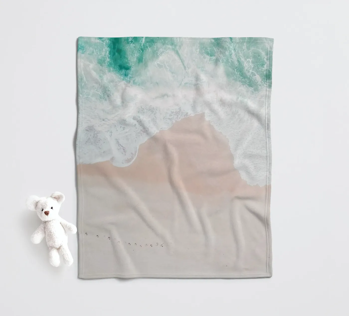 Ozean Minze Fleecedecke von Ingrid Beddoes