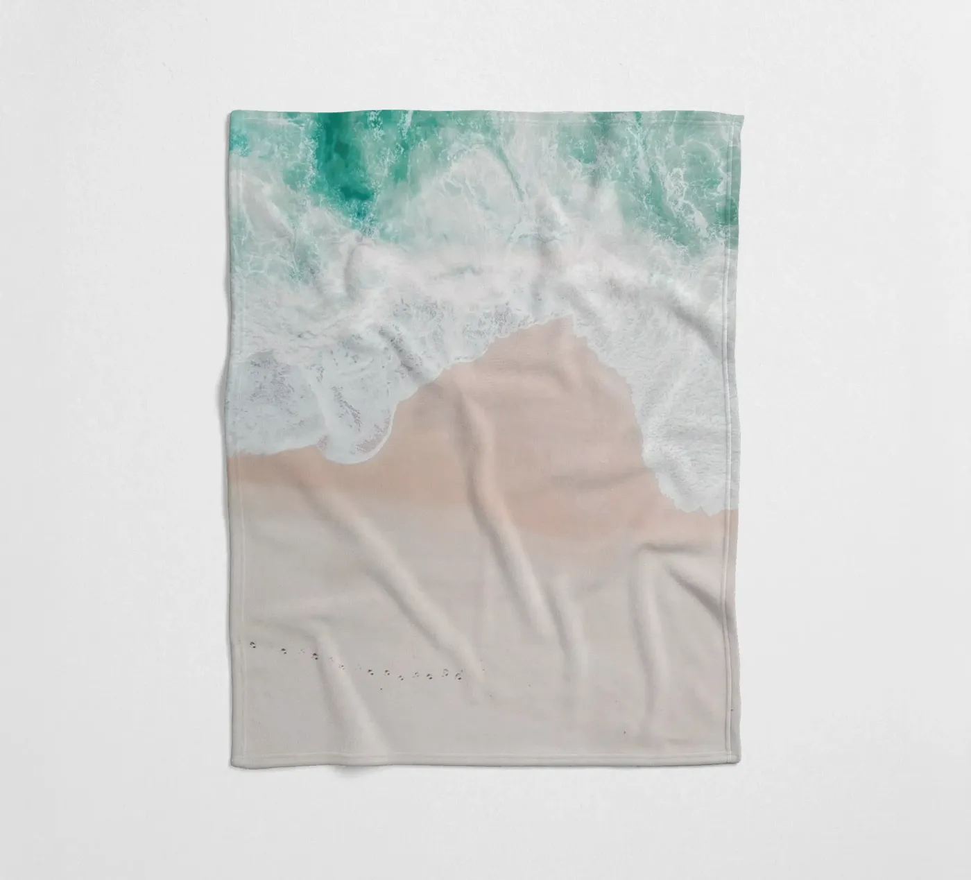 Oceaan Munt fleecedeken van Ingrid Beddoes