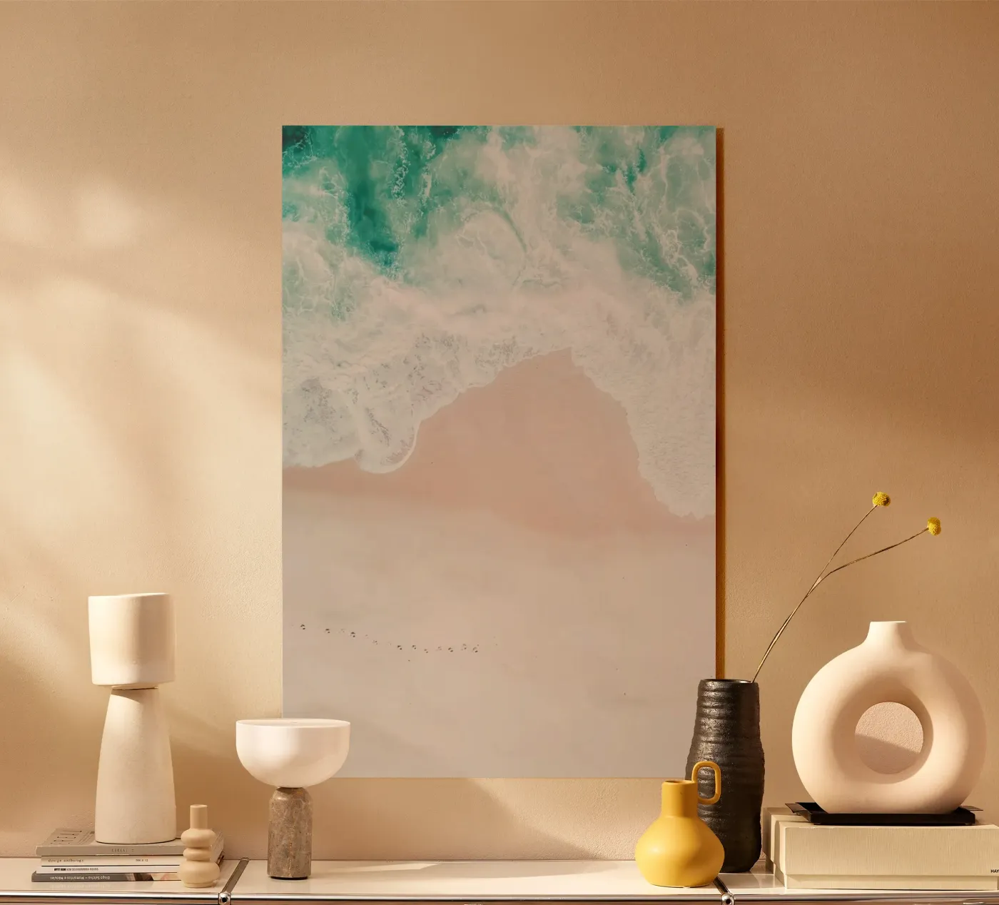 Ocean Mint acrylic glass by Ingrid Beddoes