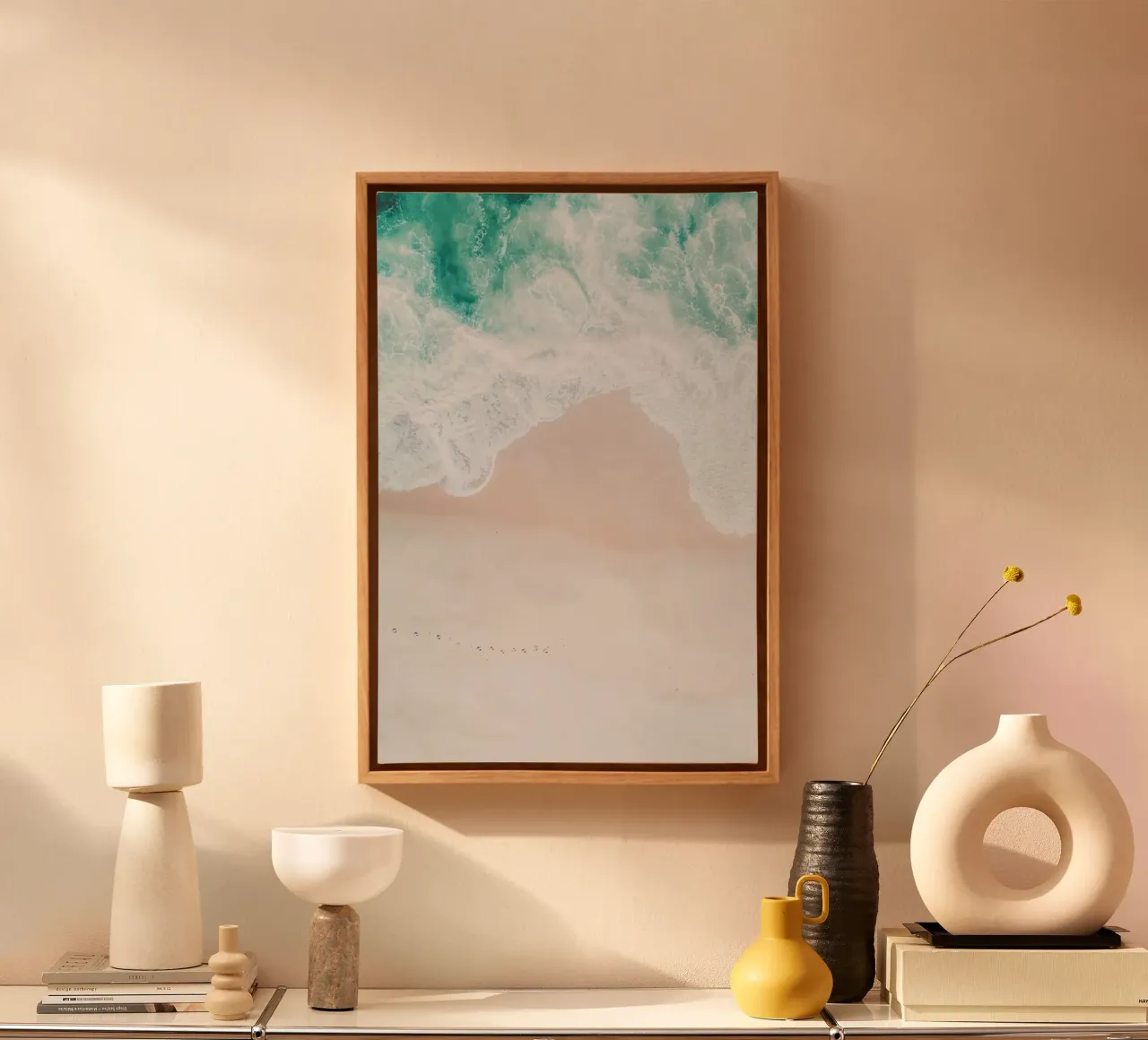 Ocean Mint canvas by Ingrid Beddoes