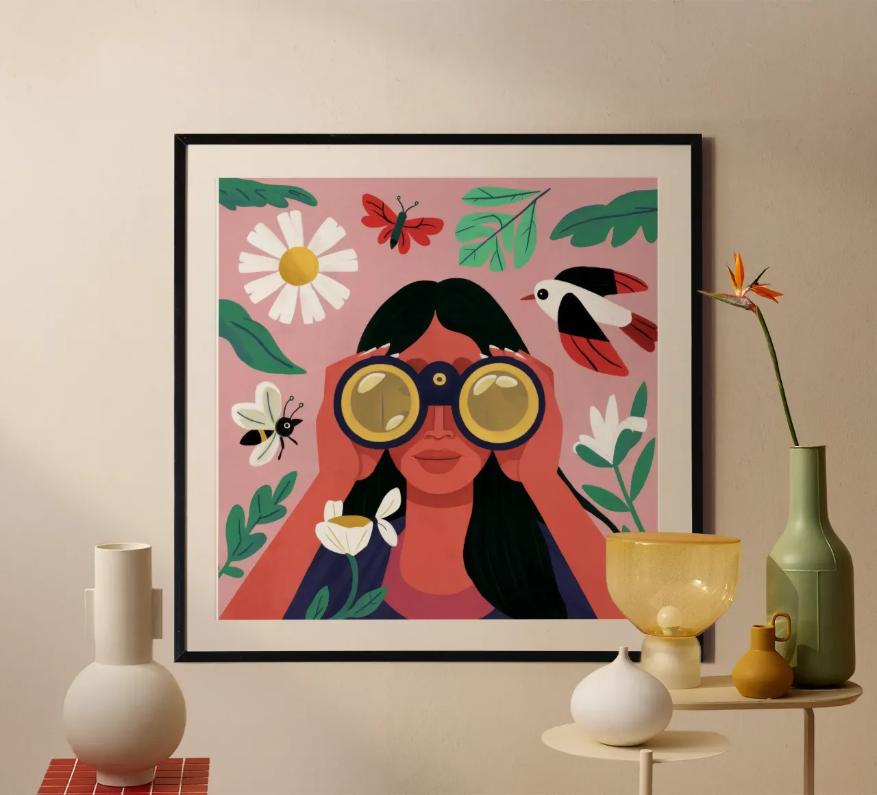 Il delicato sussurro della natura poster da Ivory Frame