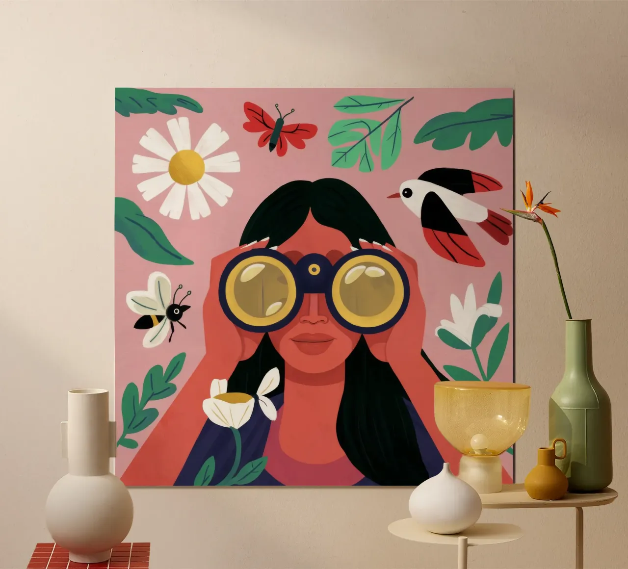 Il delicato sussurro della natura poster da Ivory Frame