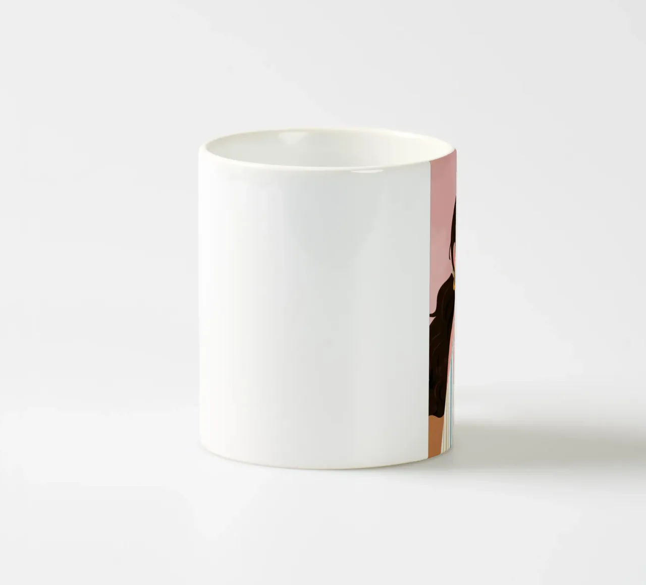 Pastel Garden Serenity ceramic mug by Ivory Frame