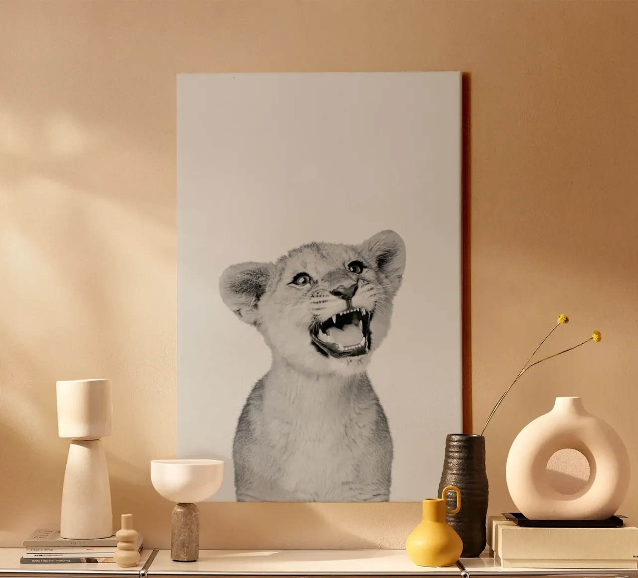 Lion Cub Classic canvas by Paws & Claws