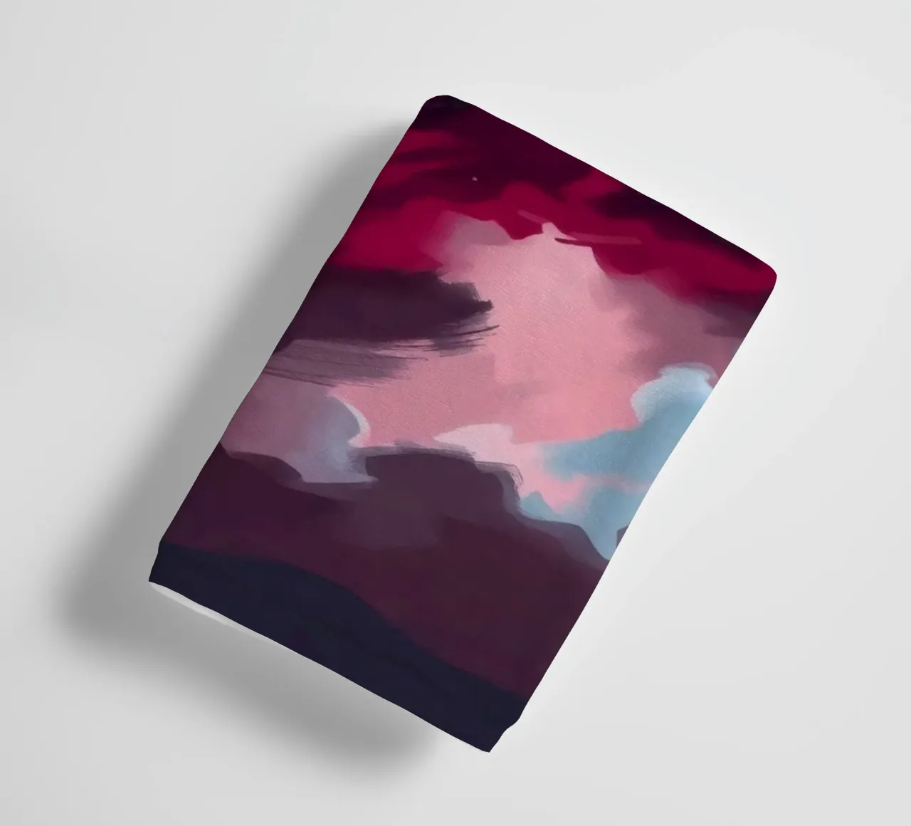 storm clouds swirl overhead at dusk creating a dramatic art towel by DesignDoodle