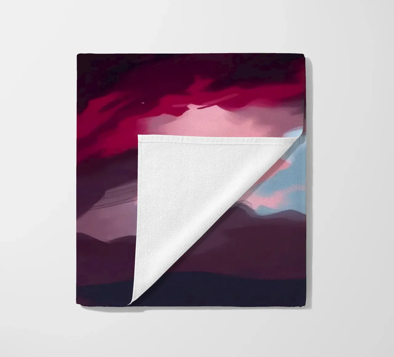 storm clouds swirl overhead at dusk creating a dramatic art beach towel by DesignDoodle
