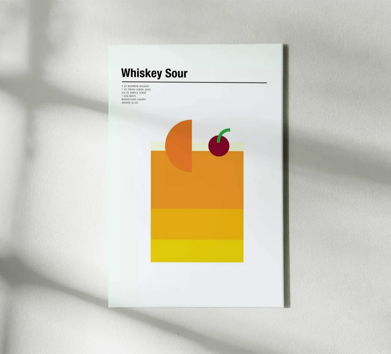 Whiskey Sour tela con Cornice a cassetta da Nick Barclay