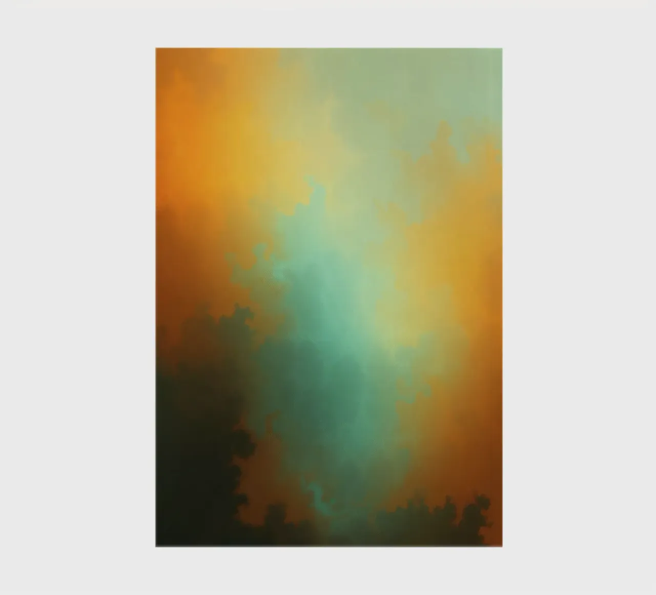 clouds illuminated by the setting sun create a stunning art notebook by DesignDoodle