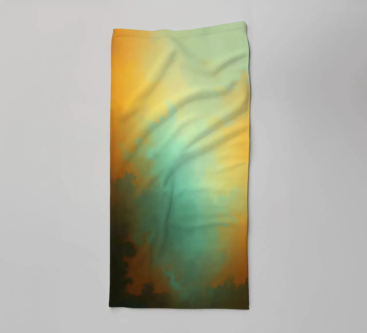 clouds illuminated by the setting sun create a stunning art towel by DesignDoodle