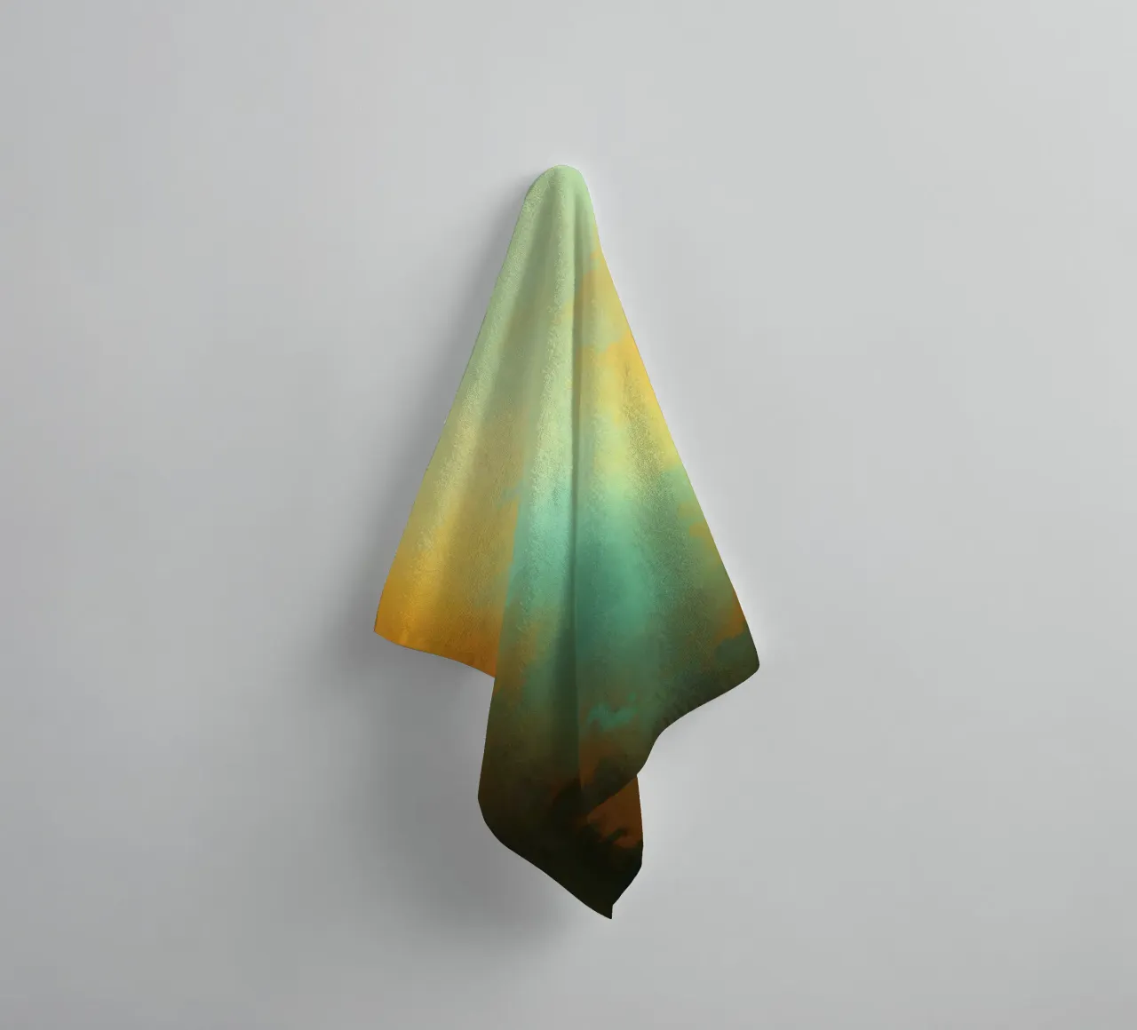 clouds illuminated by the setting sun create a stunning art towel by DesignDoodle