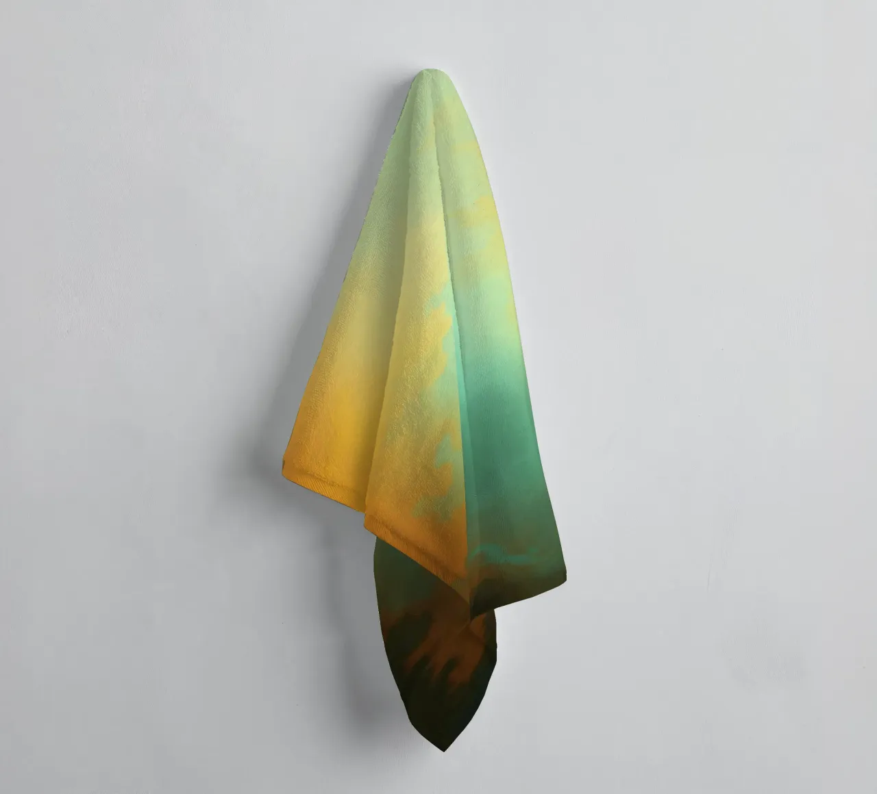 clouds illuminated by the setting sun create a stunning art towel by DesignDoodle