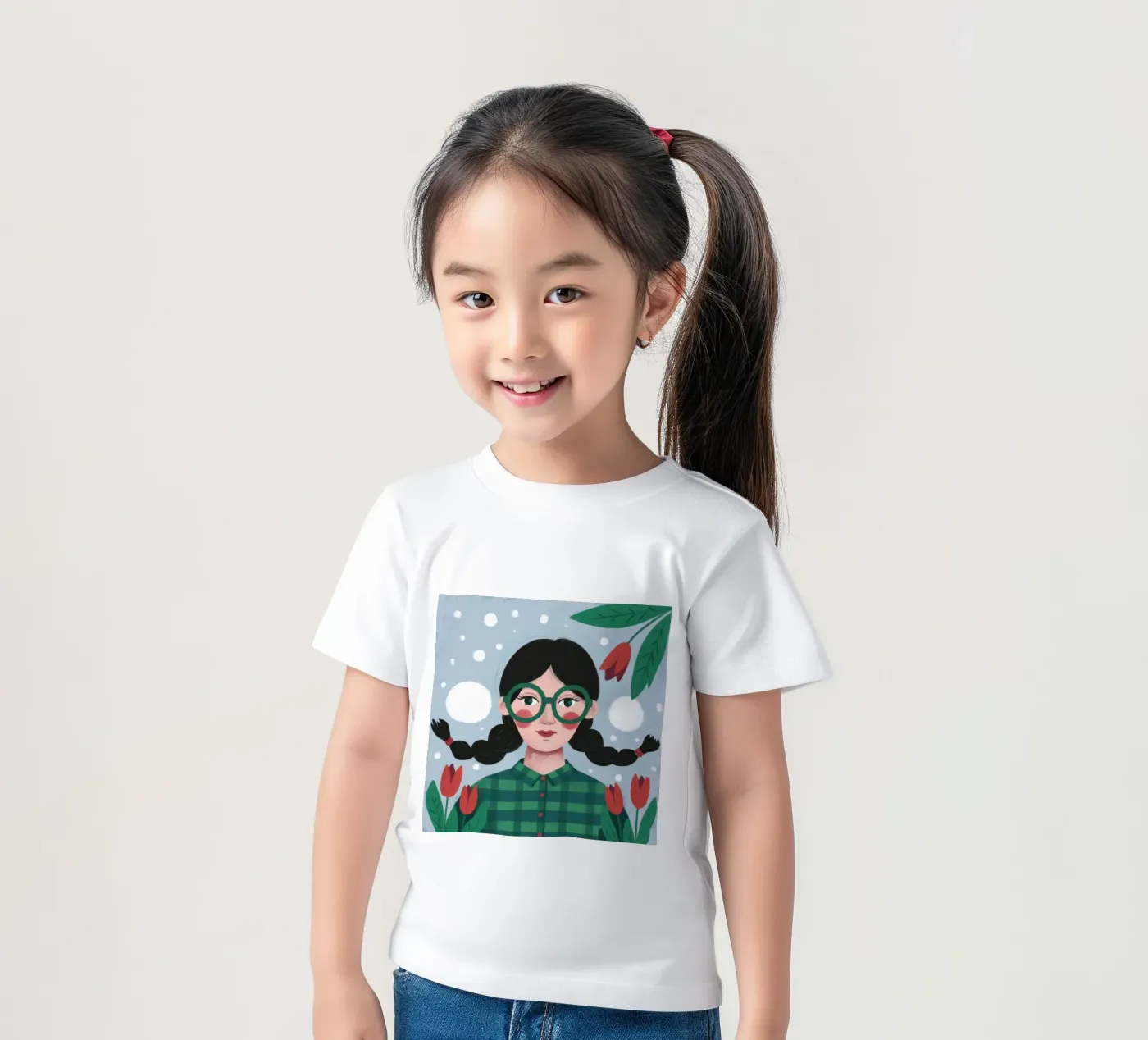 Tulp Rust Bedel kinder t-shirt van Ivory Frame