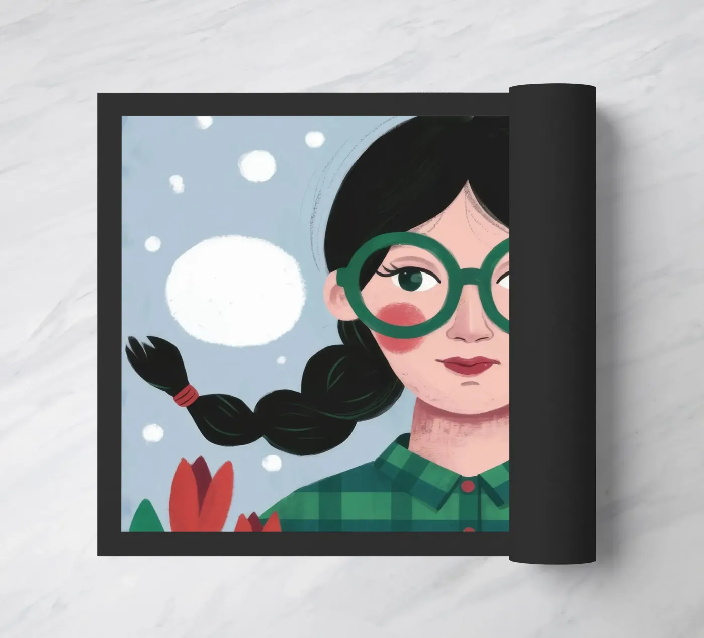 Charm Tulip Tranquility zerbino da Ivory Frame