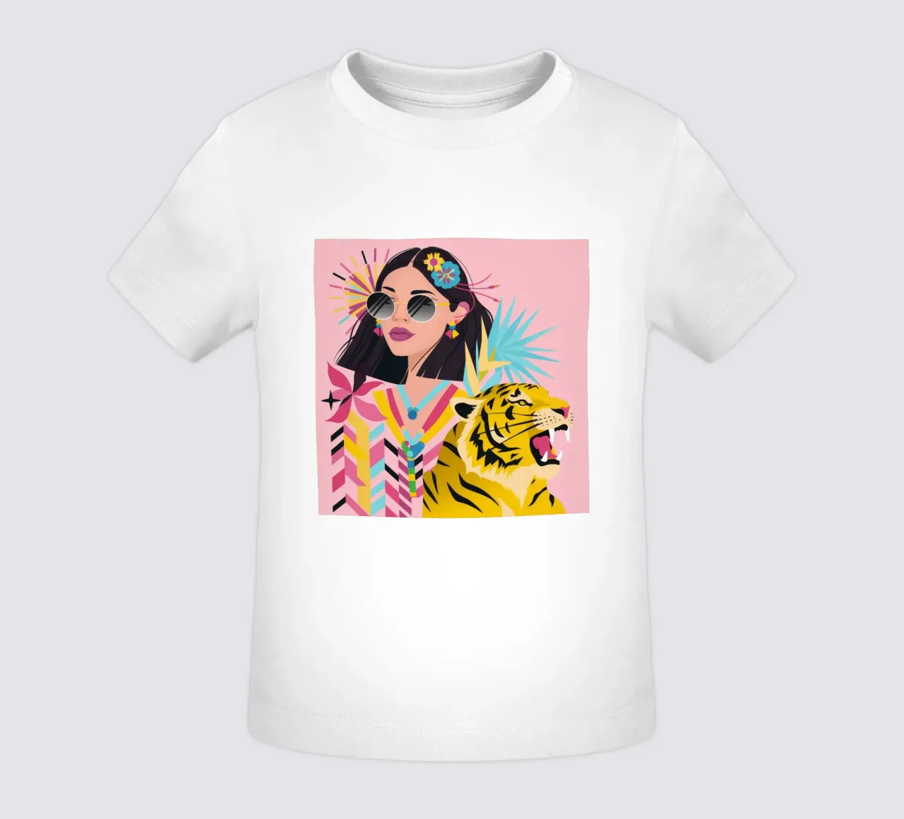 Majestad salvaje Vibrance camiseta de bebé de Ivory Frame