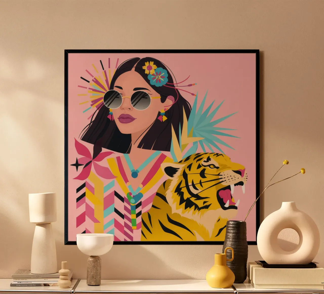 Maestà selvaggia Vibrance poster da Ivory Frame