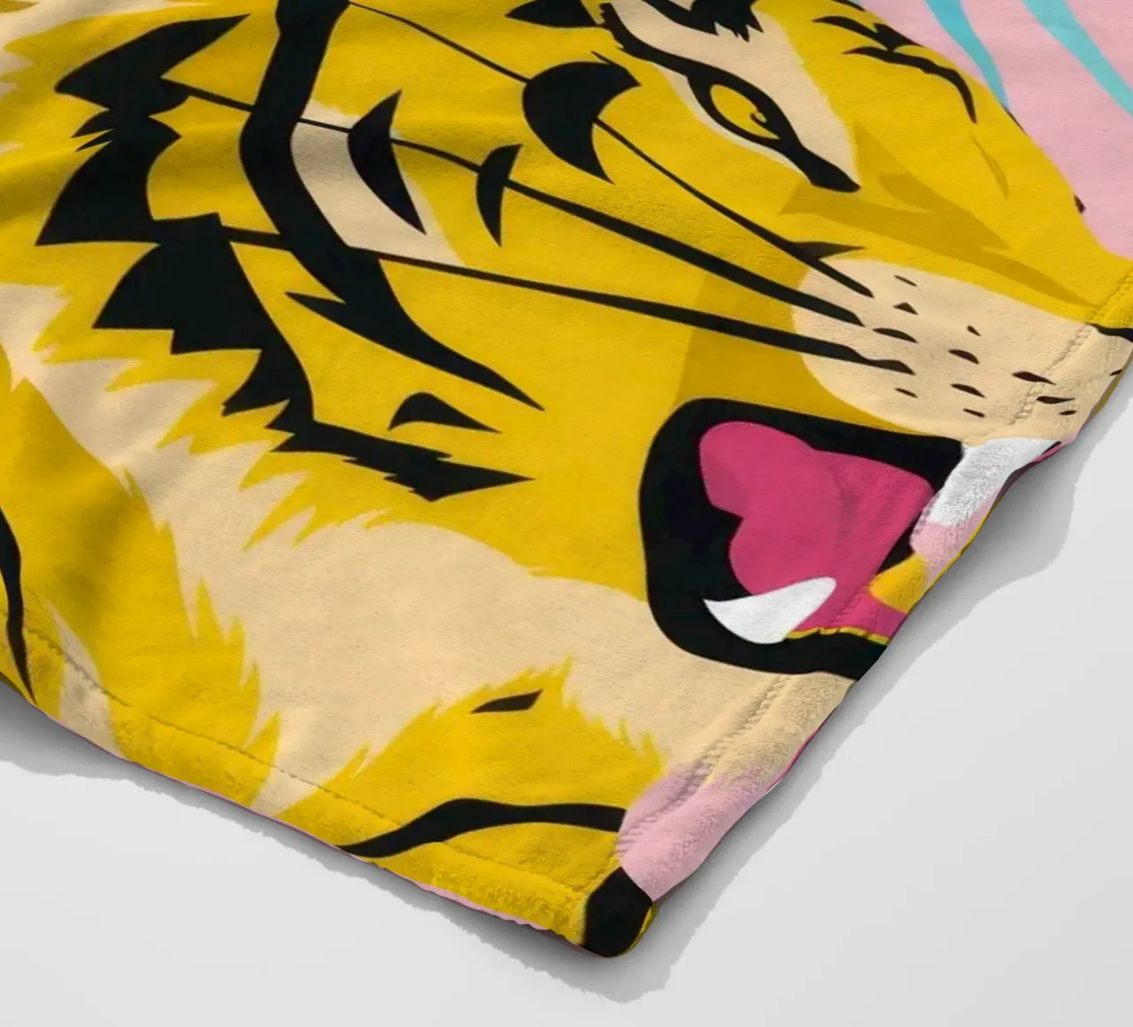 Wild Majesty Vibrance fleece blanket by Ivory Frame