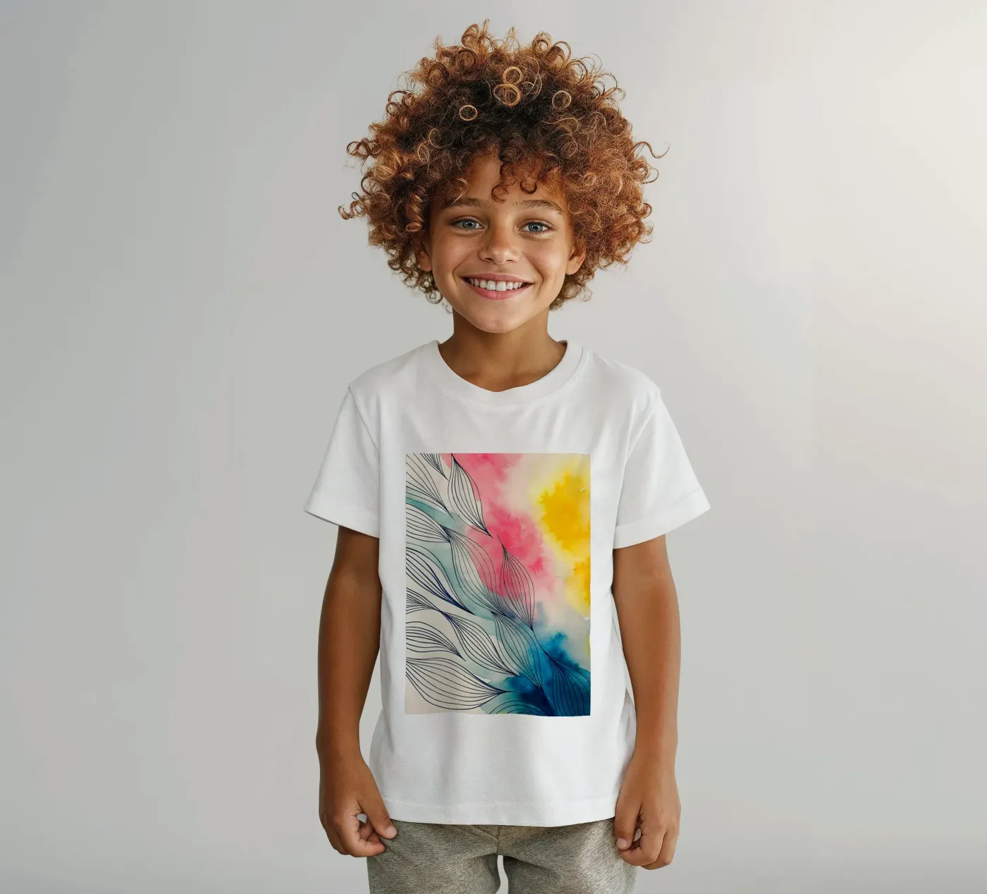 astratto t-shirt bambini da the gondols